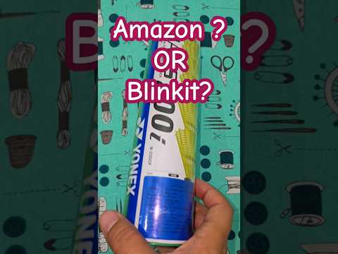 @letsblinkit OR @AmazonInOfficial Which is cheaper?💰 #blinkit #amazonfinds #yonex #yonexmavis350