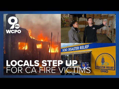 Donations and support gathered for California fire victims