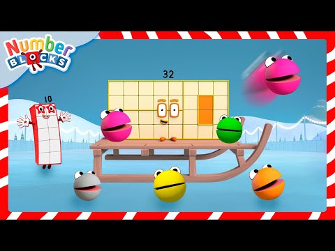 Exciting Numberblobs Christmas Counting Fun 🎁 | 60 mins of Maths for Kids | Numberblocks