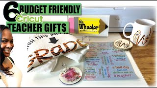 CRICUT GIFTS FOR TEACHERS APPRECIATION | BUDGET FRIENDLY CRAFTS FOR BEGINNERS  | SMALL BUSINESS