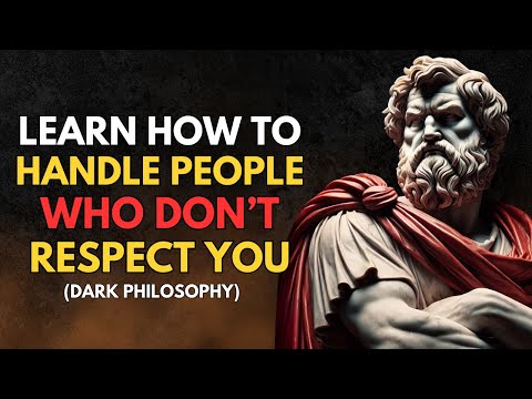 7 STOIC lessons on how to deal with DISRESPECT | Stoic Life-Changing Advice