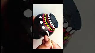 mandala pot painting #handcraft #shorts #shortsvideo #viral #viralvideo #potpainting