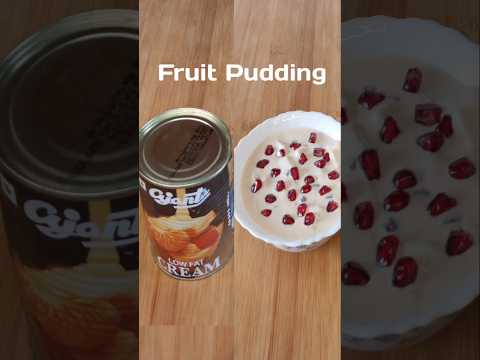 Pudding Siamdan/Ajanta Low Fat Cream Fruit Pudding#pudding#mizo eisiam#shorts