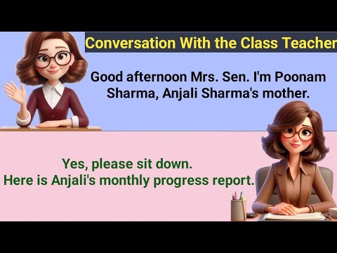 Conversation With the Class Teacher - English Speaking Conversation