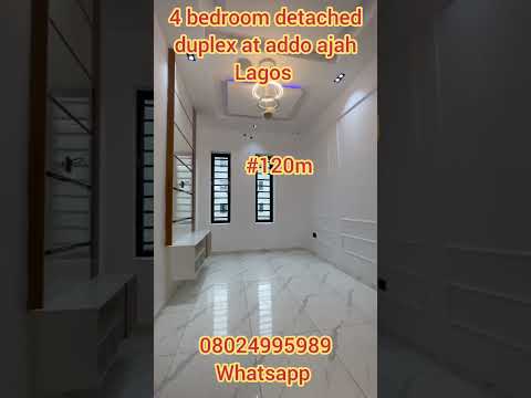 4 bedroom detached duplex for sale at addo ajah Lagos  for #120m