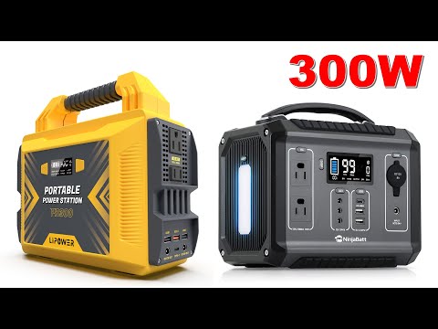 ☀️300W Portable Power Stations 2022 | Flashfish, LIPOWER, ZeroKor, NinjaBatt,Tenergy Solar Generator