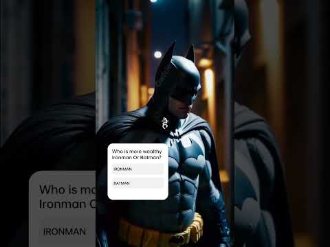 Batman Vs Ironman Who is more wealthy and Strong #ironman #batman #marvelvsdc