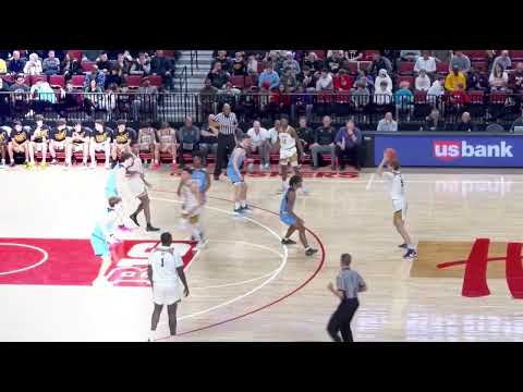 Omaha Creighton Prep Point Guard Martel Evans With The Steal And Two Handed Dunk NSAA Semi Finals