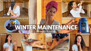 WINTER MAINTENANCE ROUTINE 🎀: self care + pamper routine + 12 beauty tips | Garima Vermaa