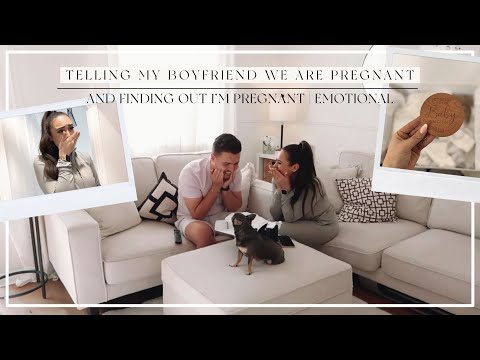 FINDING OUT I'M PREGNANT & TELLING MY BOYFRIEND *EMOTIONAL*