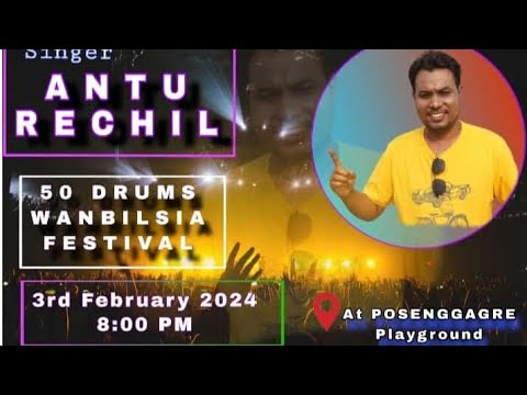 Biap posenggagre 50 drums wangala festival singer Antu rechil 3/2/2024