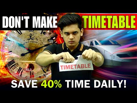 Stop Wasting your Time🔥| This will save 40% of your time| Prashant Kirad