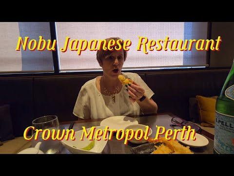 Nobu Japanese Restaurant- 26th Wedding Anniversary Dinner