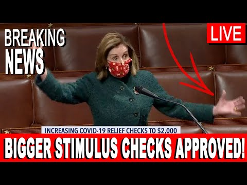 2nd Stimulus Check Update: House Approves $2,000 Stimulus Checks