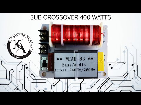 Subwoofer And Woofer Crossover Imported | Super Quality 400 Watts | Best Quality | Details |