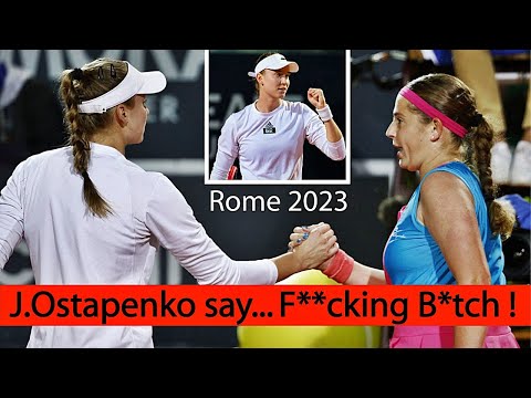 Elena Rybakina 🥵 Ostapenko says "F**king B*tch" !!!