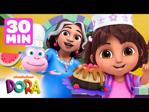 Dora and Boots Cook with Family! 💗 30 Minutes | Dora & Friends