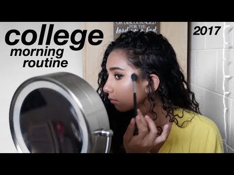 COLLEGE MORNING ROUTINE 2017!