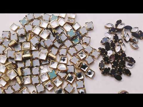 HOW TO MAKE PARTY WEAR KUNDAN EARRINGS AT HOME//HANDMADE JEWELERY//DIY//HOORIYA STYLE..