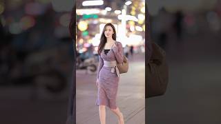 beautiful girl street fashion outfits style #tiktok #chinesefashion #mejoresstreetfashion #shorts