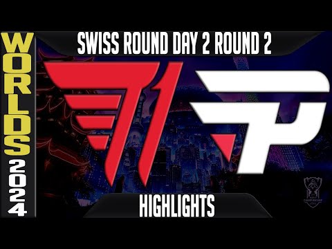 T1 vs PNG Highlights | LoL Worlds 2024 Swiss Stage Day 2 Round 2 | T1 vs Pain Gaming