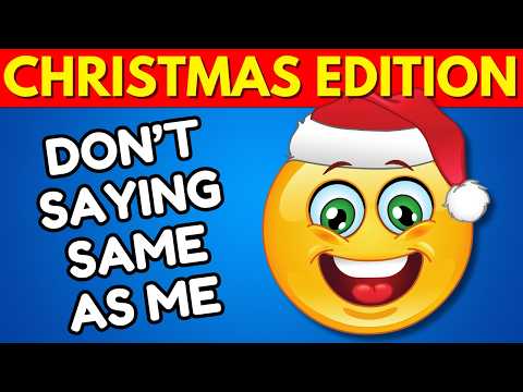 Avoid Saying The Same Thing As Me🤯Christmas Edition🎅🎄