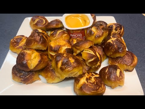 EASY, DELICIOUS, BUDGET FRIENDLY PRETZEL BITES FROM BISCUIT DOUGH