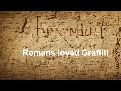 Romans actually loved graffiti #romans #graffiti #pompeii #facts #romanempire #history #historic