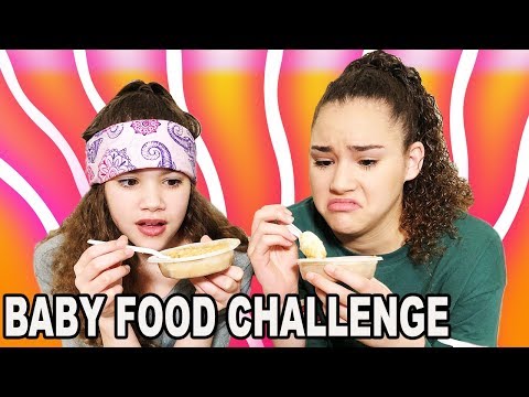 Baby Food Challenge (Haschak Sisters)