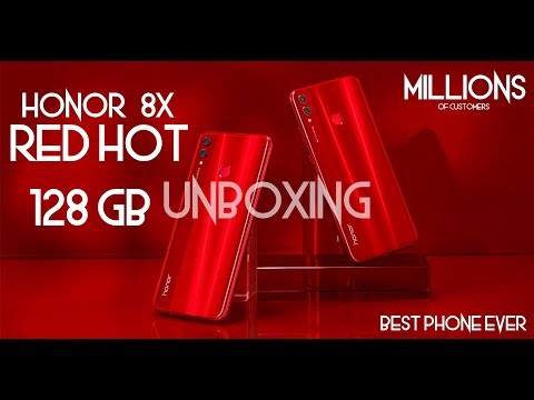 Unboxing Honor 8X RED HOT Edition | NAVEED NOOR KHAN