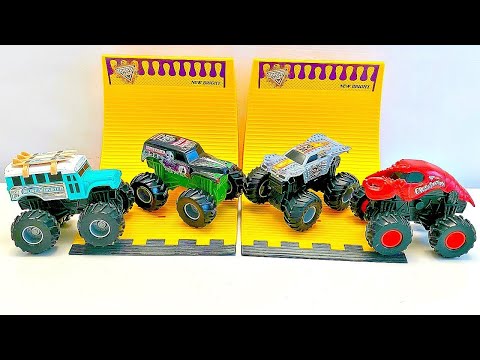 MONSTER JAM | GRAVE DIGGER | SMASH & CRASH | MONSTER MUTT | FLIP FRENZY | HOT WHEELS MONSTER TRUCKS