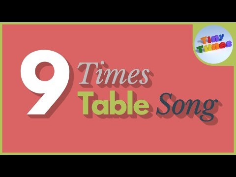 Nine Times Table Trick  | Tiny Tunes