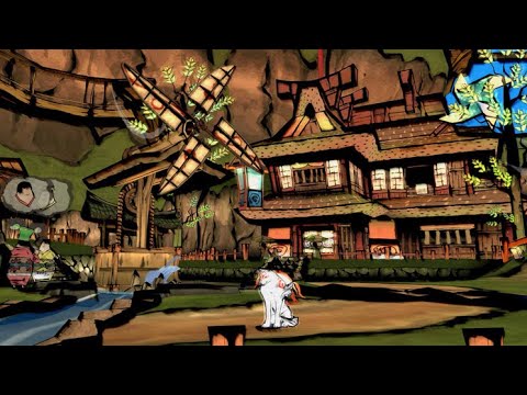 Playing More Okami HD Pt. 4 (part 1)! Exploring Tsuta Ruins and the Most Metal Boss Yet!