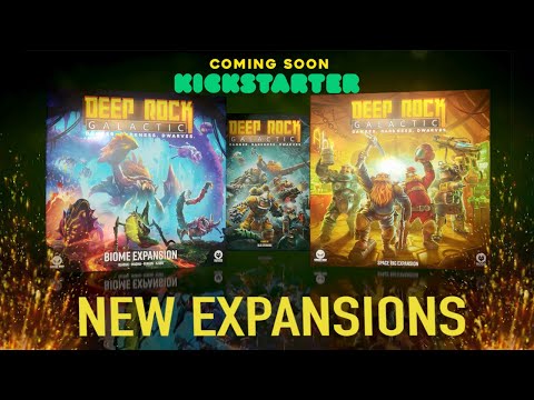 Deep Rock Galactic - The Board Game: Biome and Space Rig Expansions - Trailer