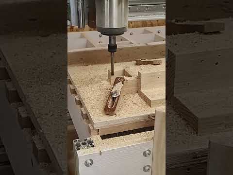 CNC Made Custom corner joints for table legs  #woodworking #cncwoodcraft #cncwood #woodart #cnc