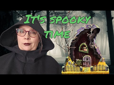 Diy Halloween Miniature Witch's House!🧹🧙‍♀️ #shorts  #miniature #easycraftideas #diy