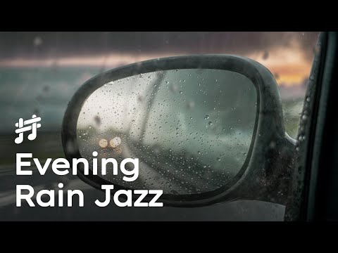 Evening Rain Jazz  - Soothing Piano Jazz for Stress Relief & Sleep with Rainy Sound