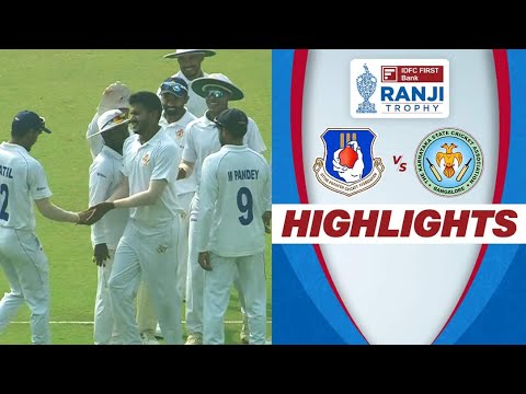 Ranji Trophy 2024/25, Uttar Pradesh vs Karnataka, Day 1: Match Highlights