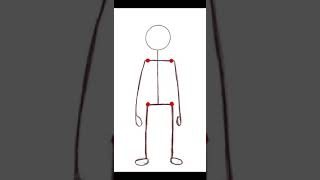 COMO DIBUJAR CUERPOS (parte 2) #shorts