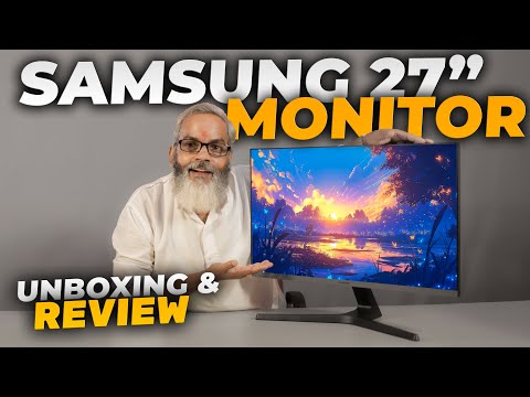 Unboxing & Review 🔥 Samsung 27 inch Monitor ⚡ Samsung LS27R354FHWXXL Monitor