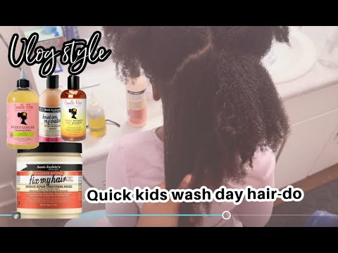 Do those hair products actually work |quick natural hair wash and style| Camille rose, aunt jackies