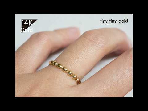 tinytinygold l 14K Solid Gold Ring