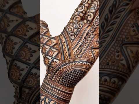 #shorts very beautiful full hand mehndi design