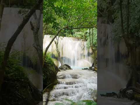 Where Wild Waters Roar 🌿 | Epic Cascades in Stunning Slow Motion #nature #waterflowsound #waterfall