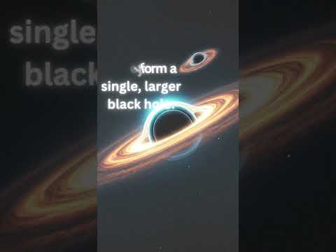 What Happens If Two Black Holes Collide?!💀☠ #trending #shorts #viral #blackhole #space #nasa #isro