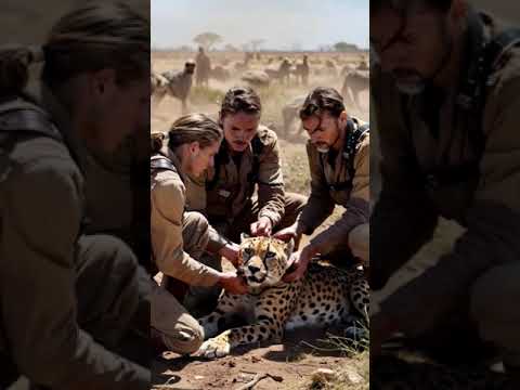 Mother Cheetah Hit by a Vehicle Reunites with Her Cubs in a Heartwarming Rescue