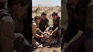 Mother Cheetah Hit by a Vehicle Reunites with Her Cubs in a Heartwarming Rescue