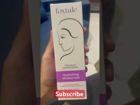 Foxtale ceramide moisturizer ❤️😍 best for winters #shorts #skincare