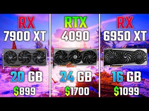 RX 7900 XT vs RTX 4090 vs RX 6950 XT | Test in 7 Games