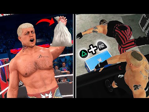 22 Best HARDCORE Features That Were Removed From Modern WWE Games !!